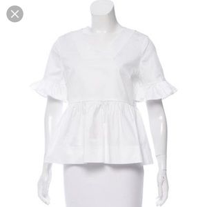 Kate Spade Broome Street Ruffle Top